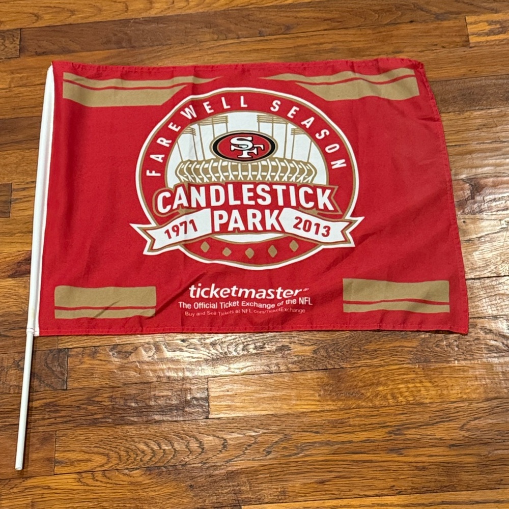 Farewell Season Candlestick Park Flag